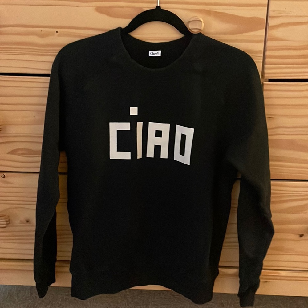 Clare V Ciao Sweatshirt size Medium